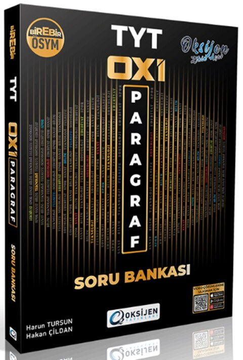 Oksijen Yayınları TYT Paragraf OXİ Soru Bankası