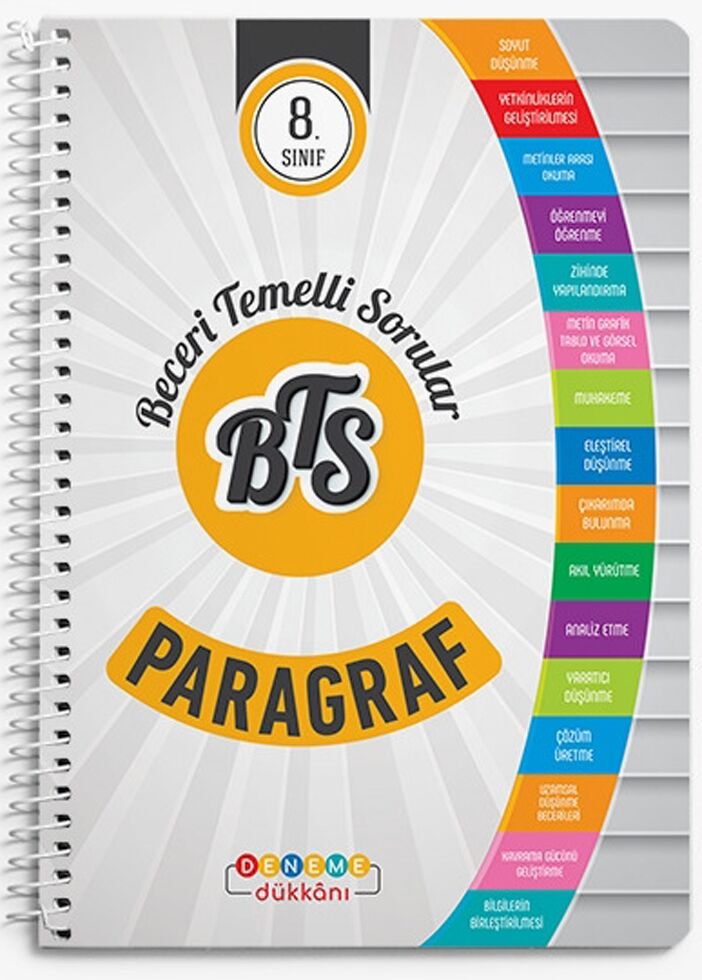 Deneme Dükkanı 8. Sınıf Paragraf BTS Soru Bankası ,Kitapİşler - İşler