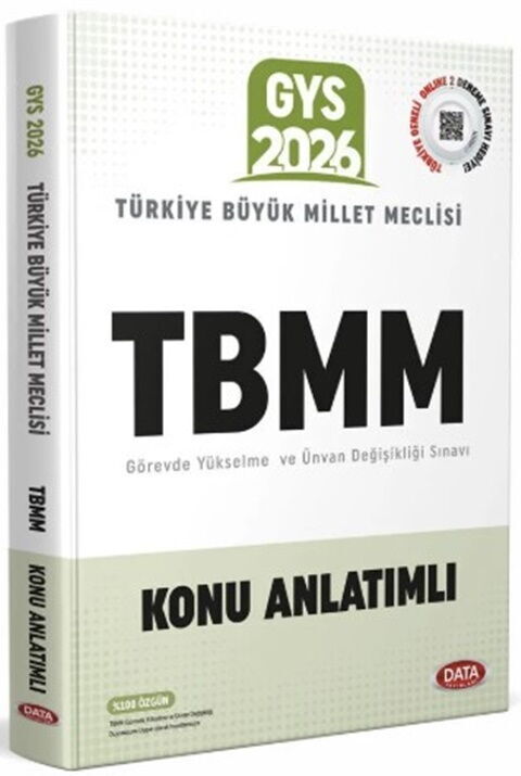 Data Yayınları 2026 Türkiye Büyük Millet Meclisi GYS Ortak Konular Konu Anlatımlı
