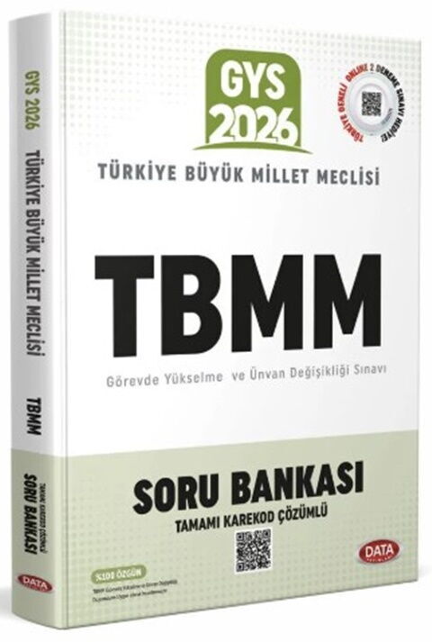 Data Yayınları 2026 Türkiye Büyük Millet Meclisi GYS Ortak Konular Soru Bankası