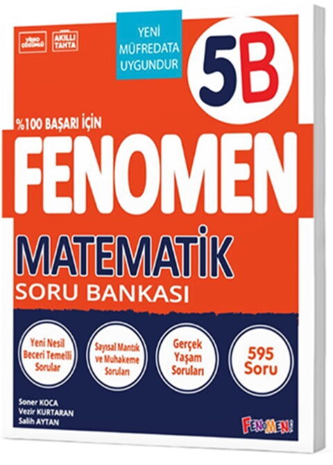 Fenomen Okul Yayınları 5. Sınıf Matematik B Fenomen Soru Bankası