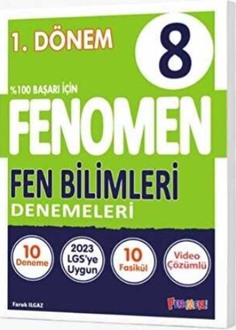 Fenomen Okul Yayınları 8. Sınıf Fen Bilimleri 1. Dönem 10 Deneme