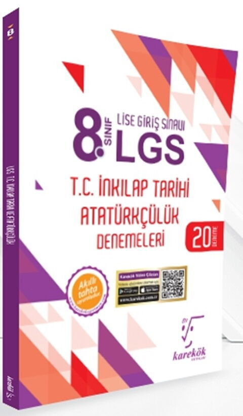 Karekök Yayınları 8. Sınıf LGS T.C. İnkılap Tarihi Atatürkçülük Denemeleri