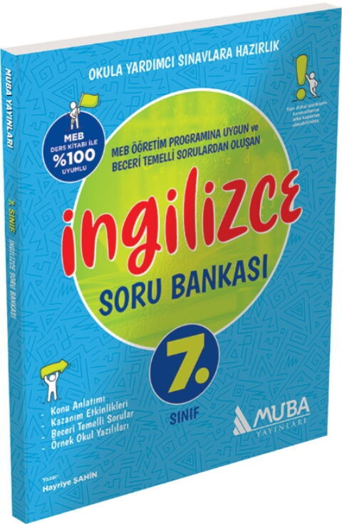 Muba Yayınları 7. Sınıf İngilizce Soru Bankası