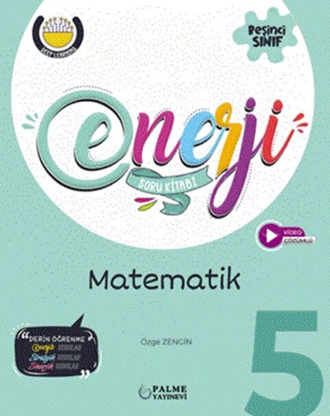 Palme Yayınları 5. Sınıf Matematik Enerji Soru Kitabı