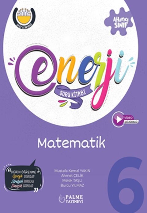 Palme Yayınları 6. Sınıf Matematik Enerji Soru Kitabı