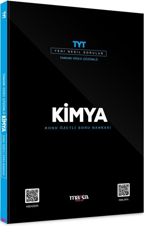 Marka Yayınları TYT Kimya Konu Özetli Yeni Nesil Soru Bankası Tamamı Video Çözümlü
