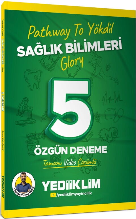 Yediiklim  Pathway To YÖKDİL Sağlık Bilimleri Glory Tamamı Video Çözümlü 5 Özgün Deneme