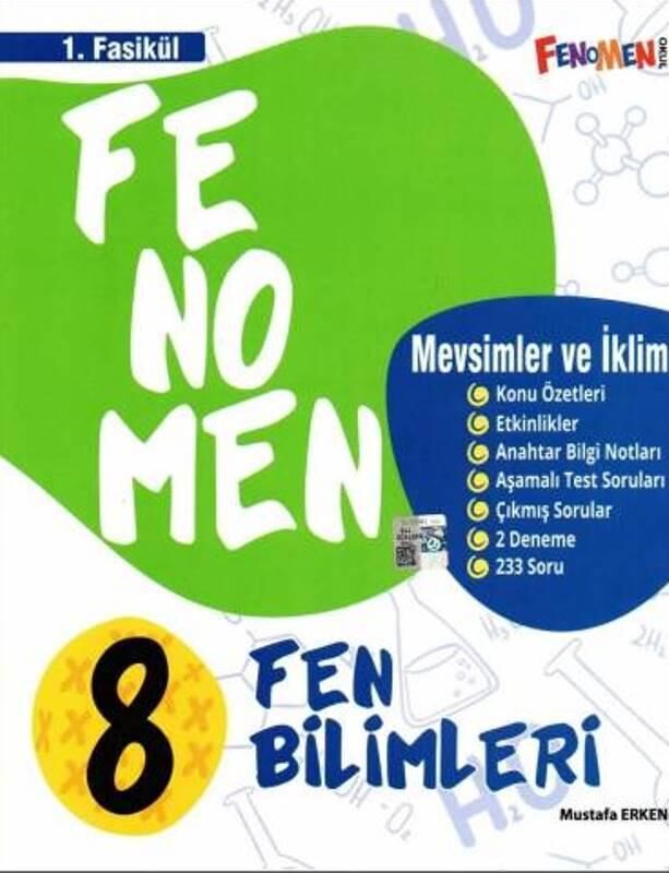 Gama Okul Yayınları 8. Sınıf Fen Bilimleri 1. Fasikül Mevsimler ve İklim