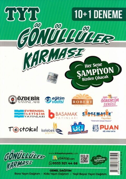 Gönüllüler Karması TYT Zümrüt Serisi 10 + 1 Deneme