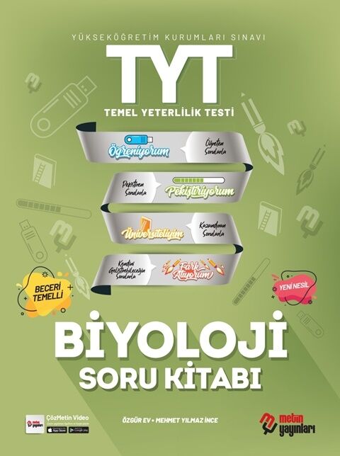 Metin Yayınları TYT Biyoloji Soru Kitabı