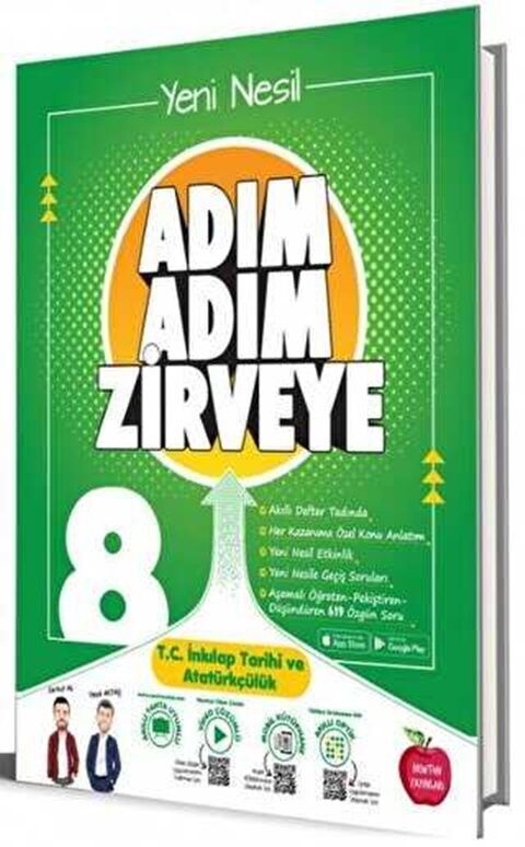 Newton Yayınları 8. Sınıf Adım Adım Zirveye T.C. İnkılap Tarihi ve Atatürkçülük Soru Bankası
