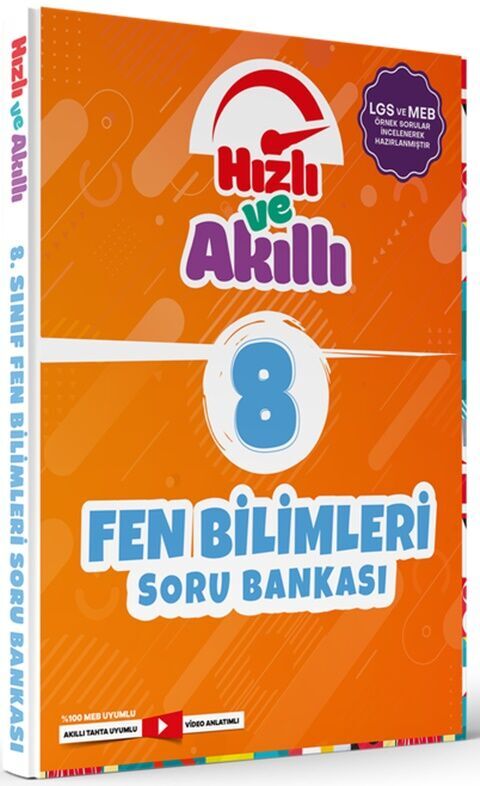 Tammat Yayıncılık 8. Sınıf LGS Fen Bilimleri Hızlı ve Akıllı Soru Bankası