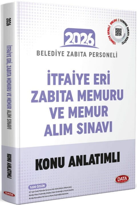 Data Yayınları 2026 İtfaiye Eri Zabıta Memuru ve Memur Alım Sınavı Konu Anlatımlı