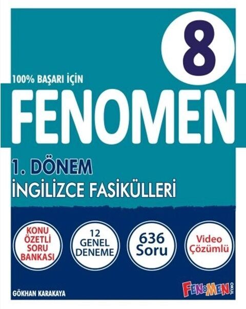 Fenomen Okul Yayınları 8. Sınıf İngilizce 1. Dönem Fasikülleri