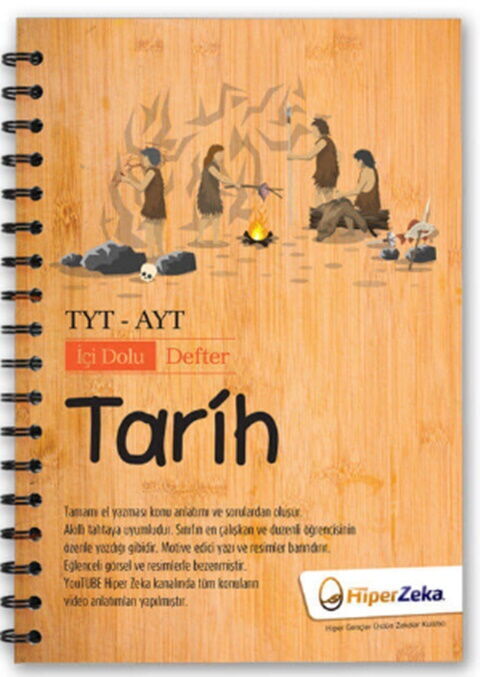 Hiper Zeka Yayınları TYT AYT Tarih İçi Dolu Defter