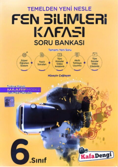 Kafa Dengi Yayınları 6. Sınıf Fen Bilimleri Kafası Soru Bankası