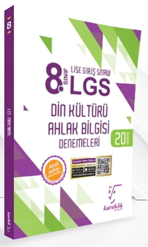 Karekök Yayınları 8. Sınıf LGS Din Kültürü ve Ahlak Bilgisi Denemeleri