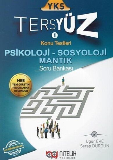 Nitelik Yayınları TYT AYT Psikoloji Sosyoloji Mantık Tersyüz Soru Bankası