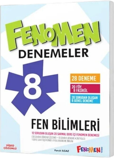 Fenomen Okul Yayınları 8. Sınıf Fen Bilimleri 28 Deneme
