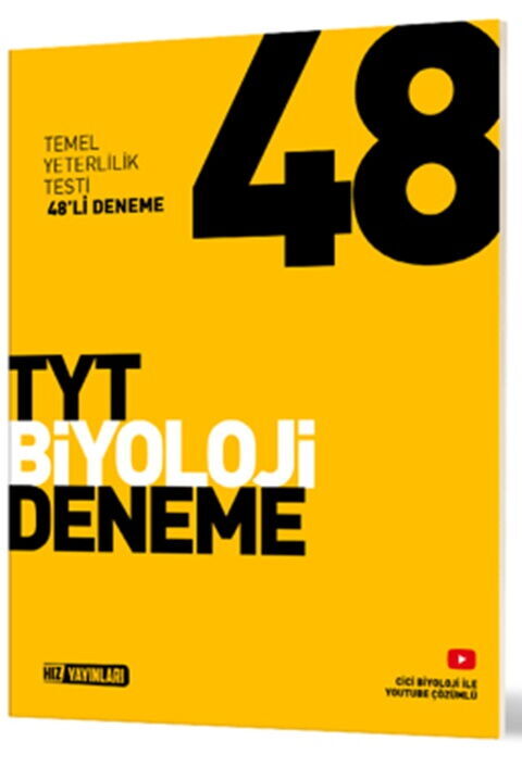 Hız Yayınları TYT Biyoloji 48 li Deneme