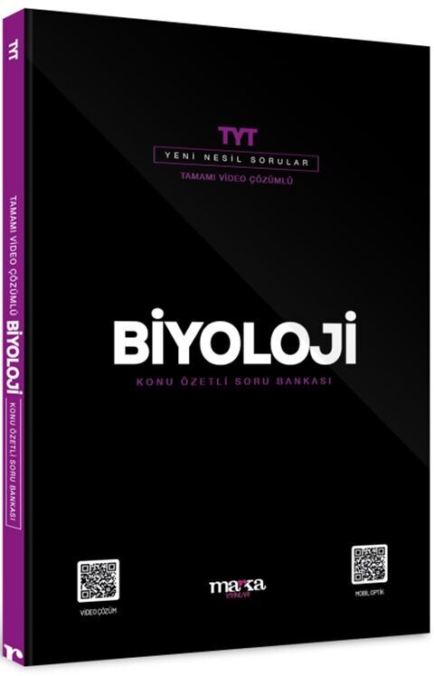 Marka Yayınları TYT Biyoloji Konu Özetli Yeni Nesil Soru Bankası Tamamı Video Çözümlü