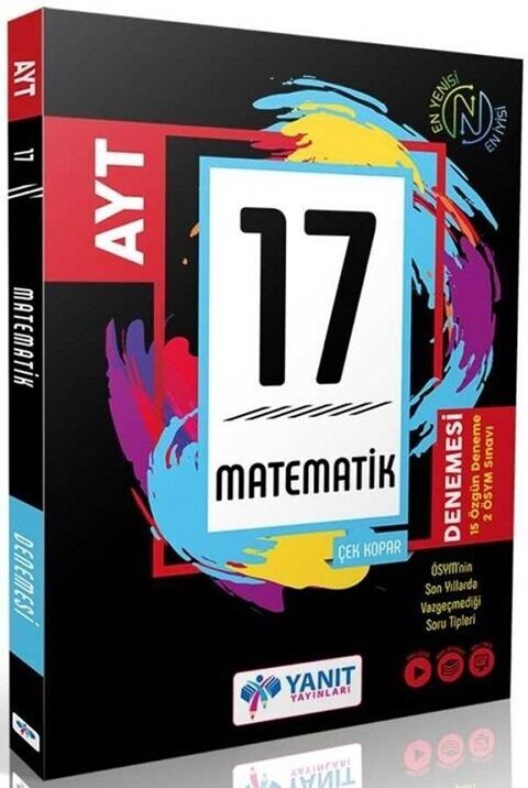 Yanıt Yayınları AYT Matematik Çözümlü 17 Deneme