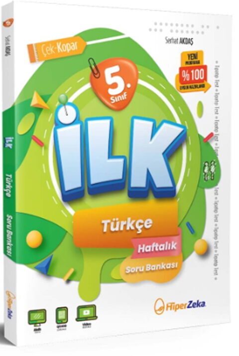 Hiper Zeka Yayınları 5. Sınıf İlk Türkçe Haftalık Soru Bankası
