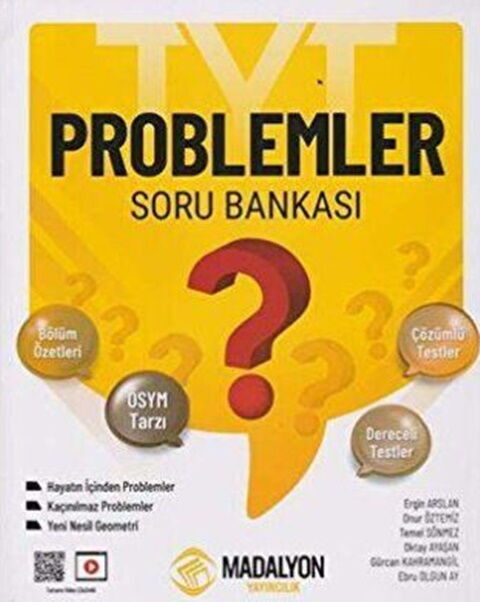 Madalyon Yayınları TYT Problemler Soru Bankası