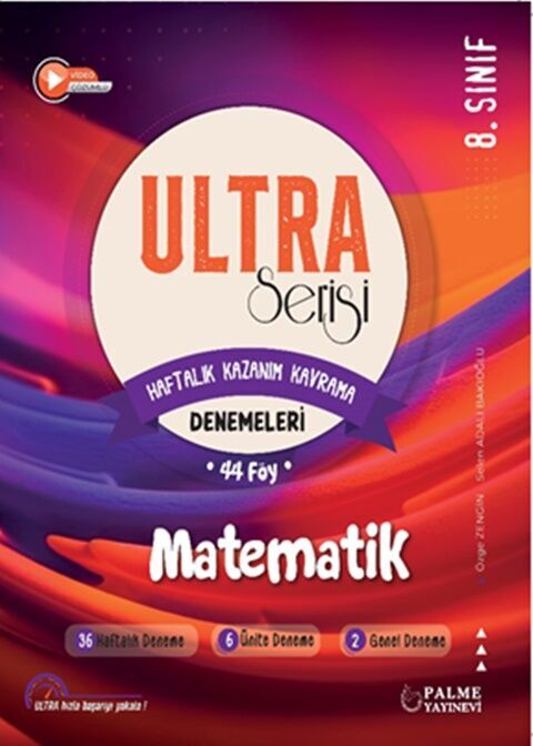 Palme Yayınları 8. Sınıf LGS Matematik Ultra Serisi Denemeleri
