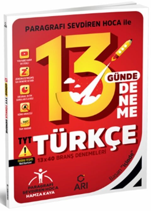 Arı Yayıncılık TYT Türkçe 13 Günde Deneme
