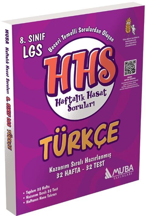 Muba Yayınları 8. Sınıf Türkçe Haftalık Hasat Soruları