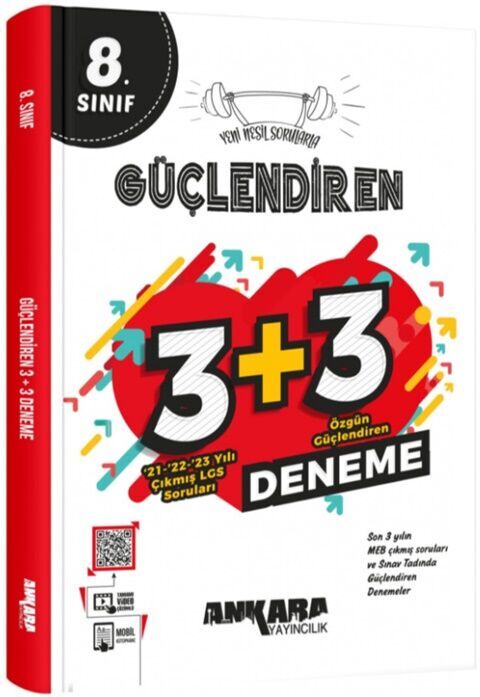 Ankara Yayıncılık 8. Sınıf Özgün Güçlendiren 3 + 3 Deneme