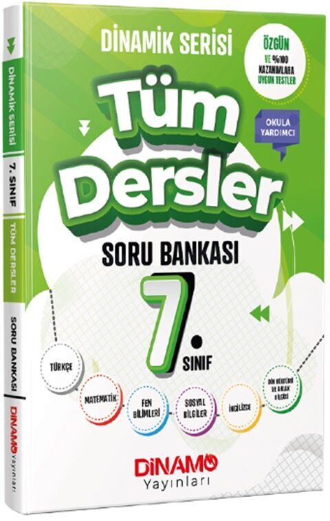 Dinamo Yayınları 7. Sınıf Tüm Dersler Dinamik Serisi Soru Bankası