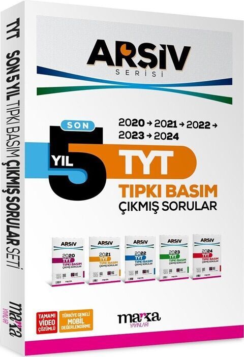 Marka Yayınları TYT Son 5 Yıl ARŞİV Serisi Tıpkı Basım Fasikül Fasikül Çıkmış Sorular