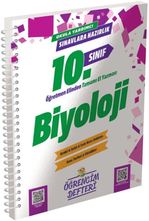 Murat Yayınları 10. Sınıf Biyoloji Öğrencim Defteri