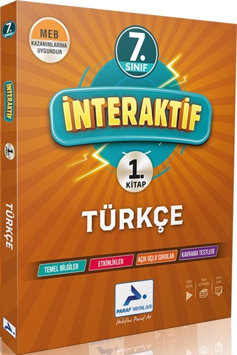 Paraf Yayınları 7. Sınıf İnteraktif Türkçe Soru Bankası