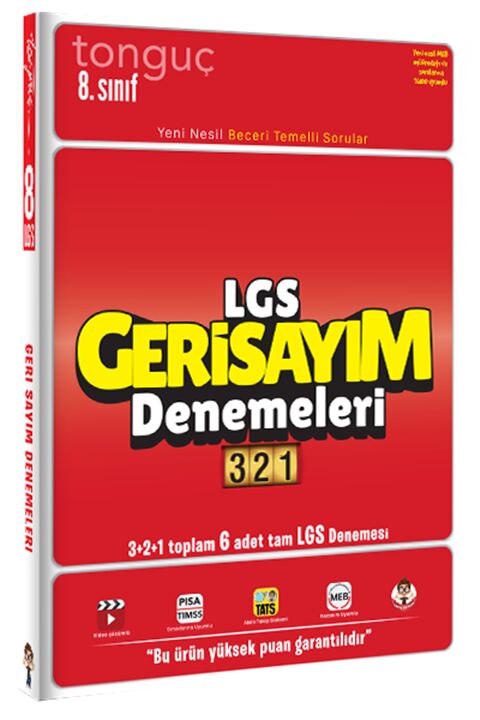 Tonguç Akademi 8. Sınıf LGS Geri Sayım Denemeleri 321