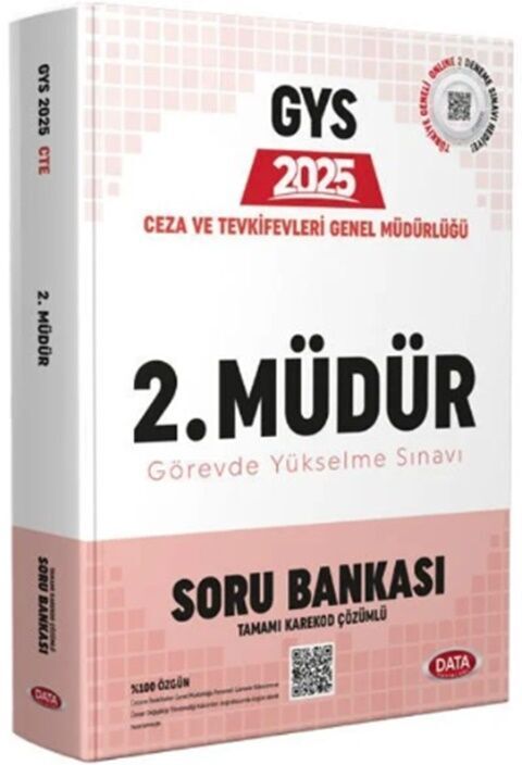 Data Yayınları 2025 Ceza ve Tevkifevleri Ceza İnfaz Kurumu 2. Müdürlük GYS Soru Bankası