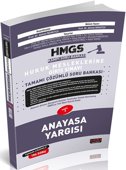 Savaş Yayınları HMGS Kampı Anayasa Yargısı Soru Bankası