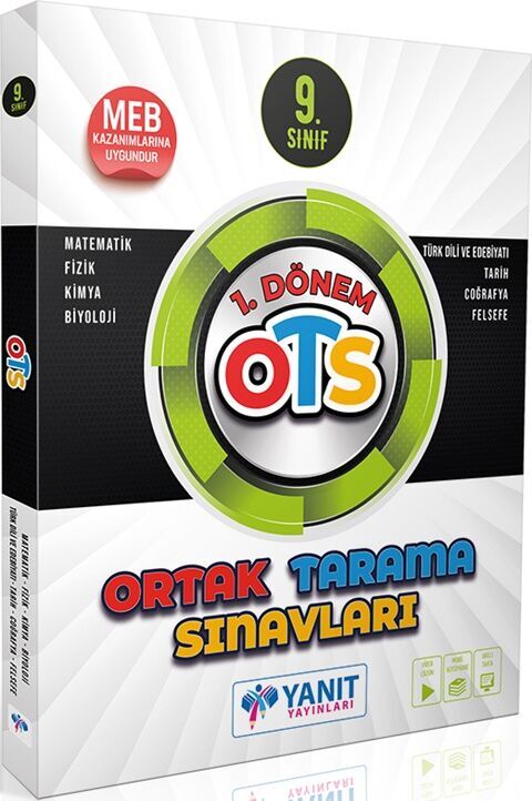 Yanıt Yayınları 9. Sınıf 1. Yarıyıl Ortak Tarama Sınavları