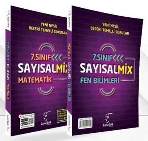 Karekök Yayınları 7. Sınıf Sayısal Mix Matematik ve Fen Bilimleri Soru Bankası
