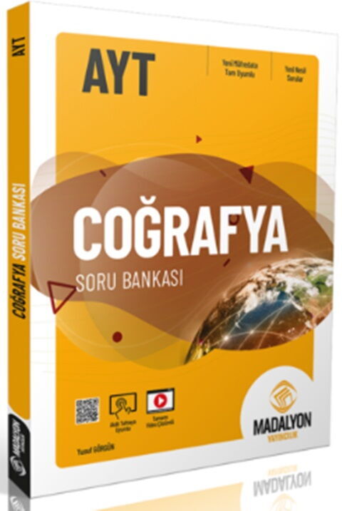 Madalyon Yayınları AYT Coğrafya Soru Bankası