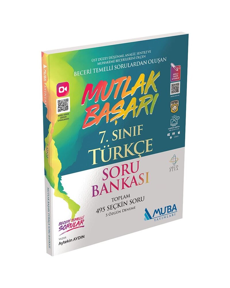 Muba Yayınları 7. Sınıf Mutlak Başarı Türkçe Soru Bankası