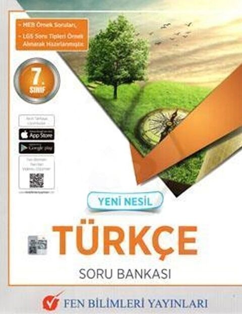 2025 Fen Bilimleri Yayınları 7. Sınıf Türkçe Yeni Nesil Soru Bankası