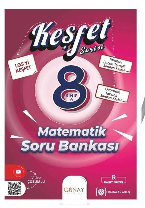 Günay Yayınları 8. Sınıf Matematik Keşfet Serisi Soru Bankası