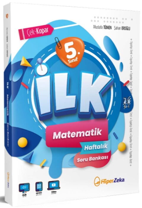 Hiper Zeka Yayınları 5. Sınıf İlk Matematik Haftalık Soru Bankası