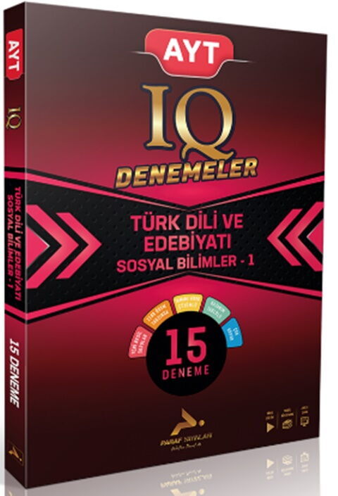 Paraf Yayınları AYT IQ Türk Dili ve Edebiyatı Sosyal Bilimler 1 15 Branş Deneme