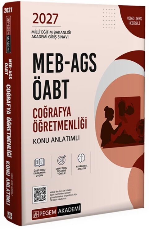 Pegem Yayınları 2027 MEB AGS ÖABT Coğrafya Öğretmenliği Konu Anlatımlı