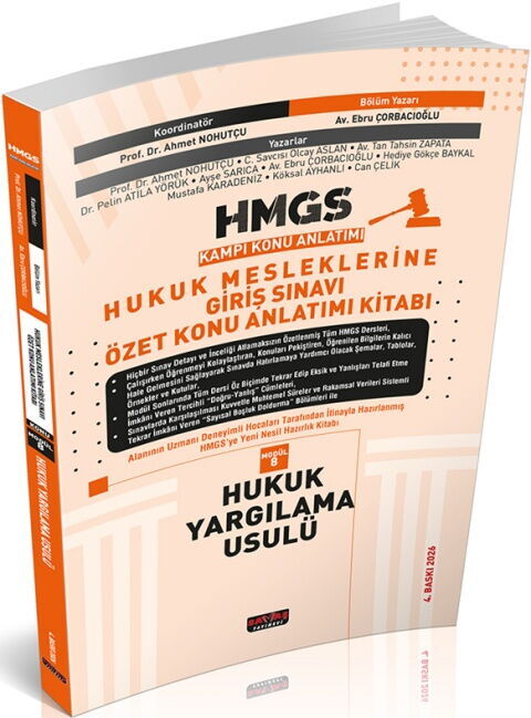 Savaş Yayınları 2026 HMGS Hukuk Yargılama Usulü Özet Konu Anlatımı